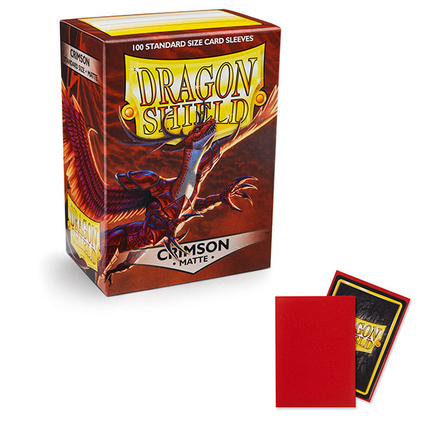 Image of Dragon Shield Sleeves: Standard- Matte Crimson (100 ct.)